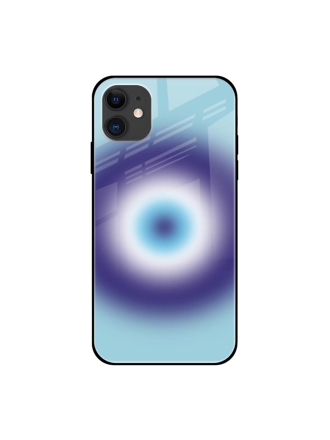 

QRIOH Quirky Printed iPhone 12 Back Case Mobile Accessories, Blue