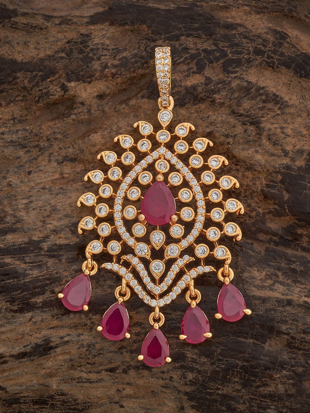 

Kushal's Fashion Jewellery Gold-Plated Contemporary Pendants