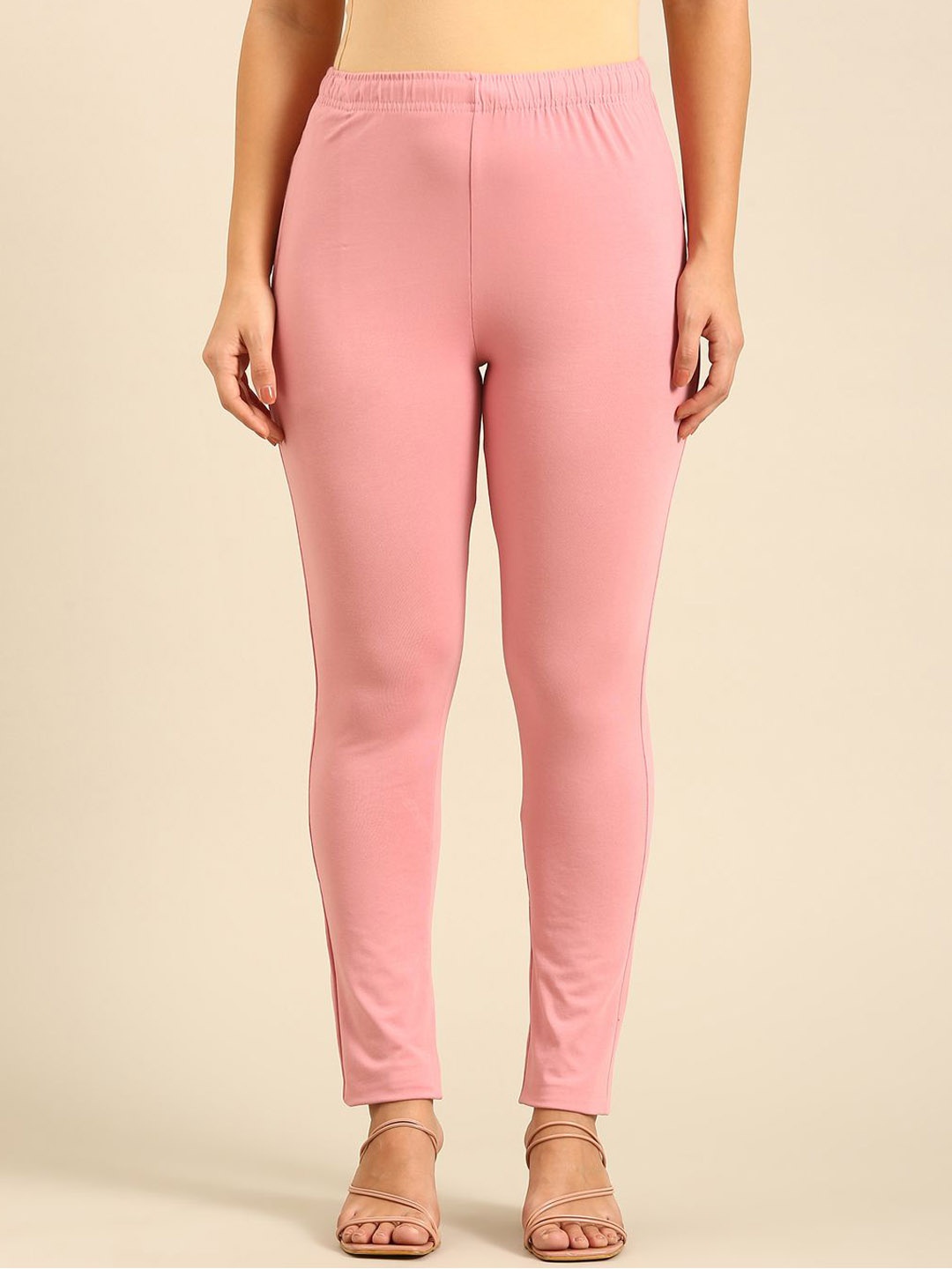 

De Moza Women Slim Fit Trousers, Pink
