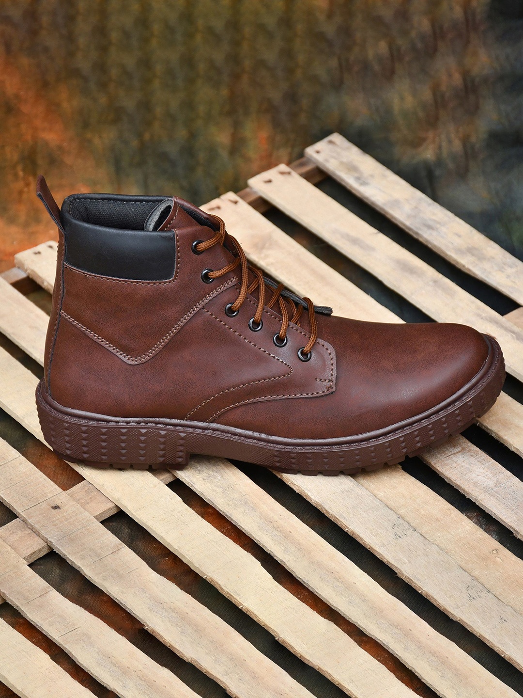 

Killer Men Round Toe Regular Boots, Brown