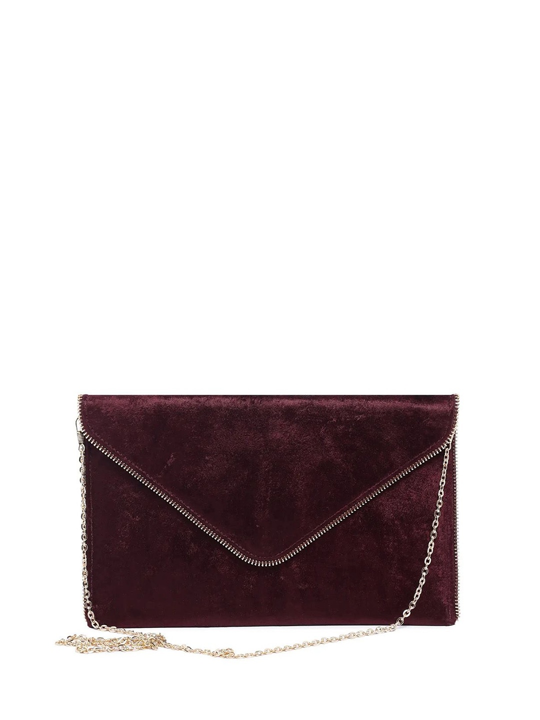 

RAREISM Leather Purse Clutch, Maroon