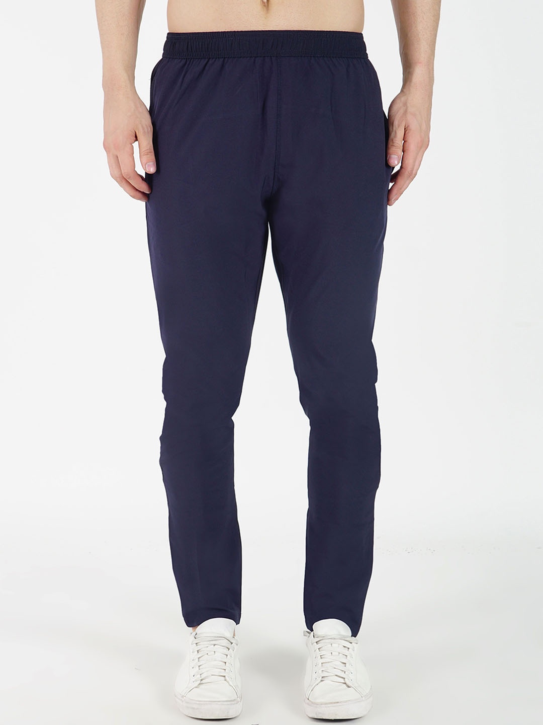 

GOTO Men Dry-Fit Track Pants, Navy blue