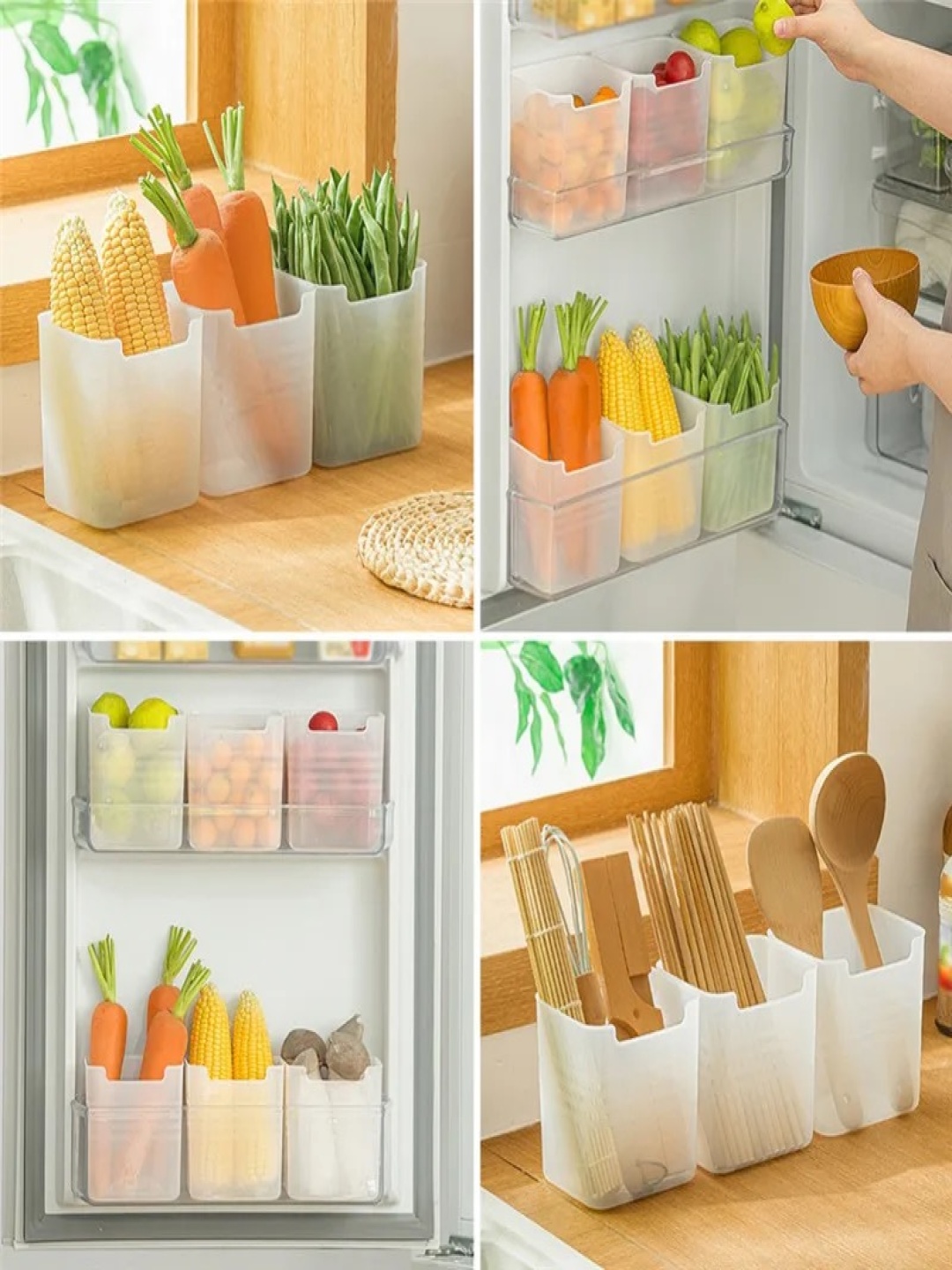 

HASHONE Transparent 2025 Plastic Easy to Clean Fridge Container