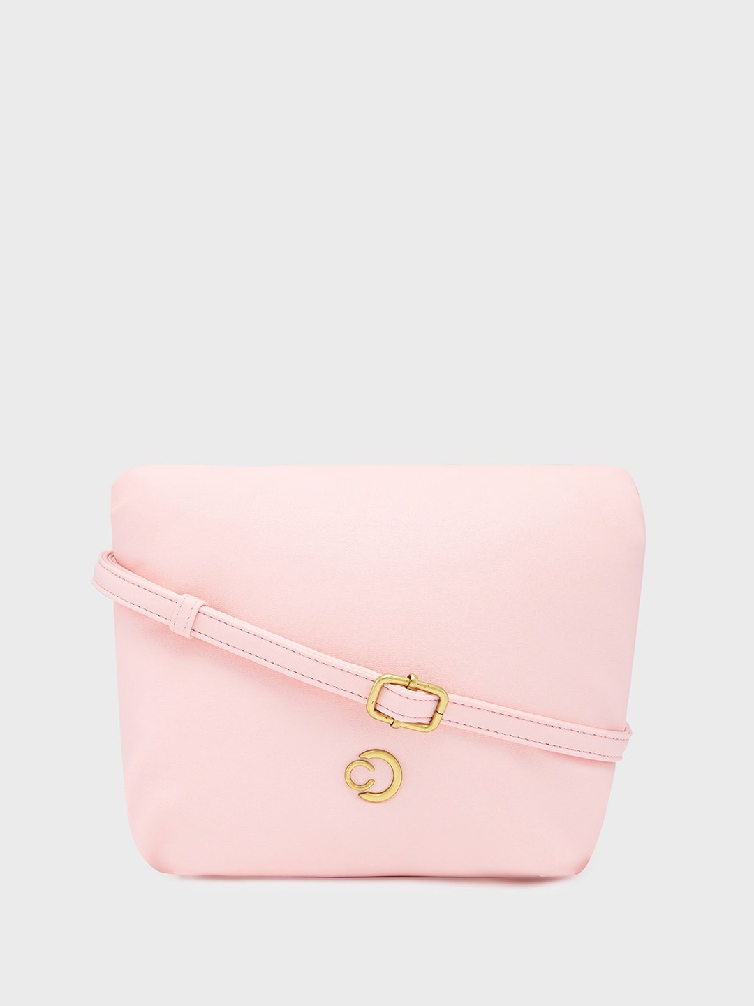 

DressBerry X CAPRESE Half Moon Sling Bag with Tasselled, Pink