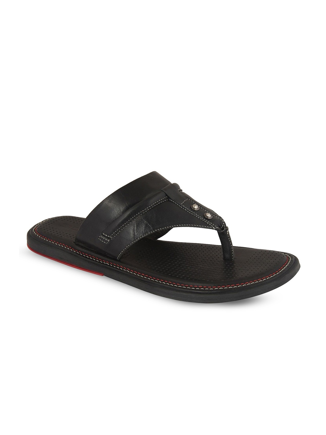 

Egle Men Rubber Thong Flip-Flops, Black