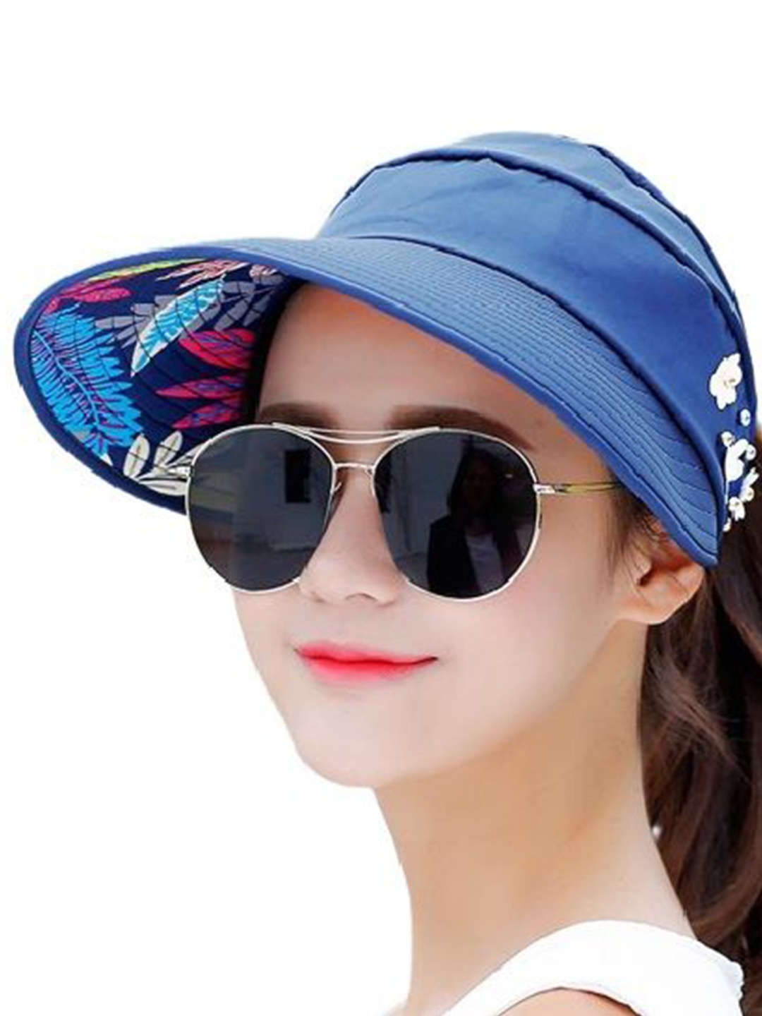 

Alexvyan Women Visor Cap, Blue
