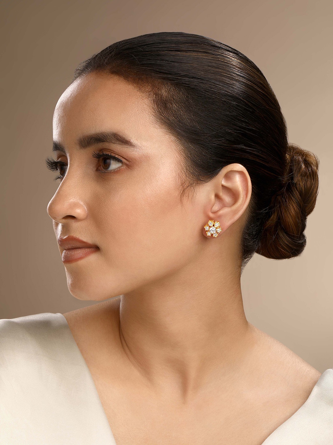 

Sica Jewellery Contemporary Studs Earrings, White