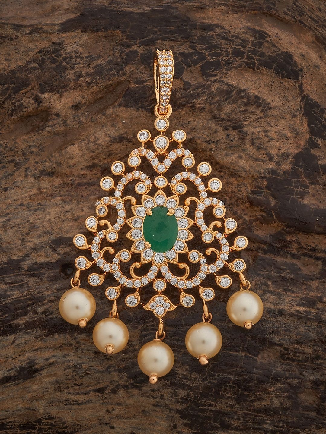 

Kushal's Fashion Jewellery Gold-Plated Contemporary Pendants