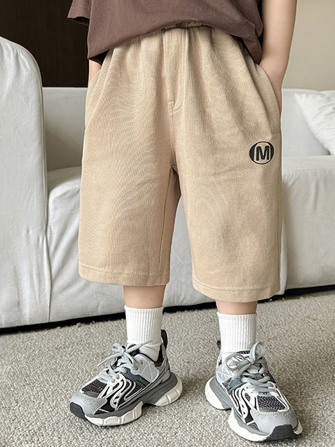 

LULU & SKY Boys Shorts, Khaki