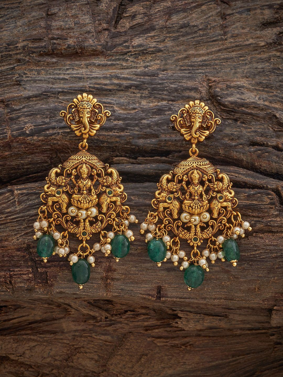 

Kushal's Fashion Jewellery Classic Drop Earrings, Green