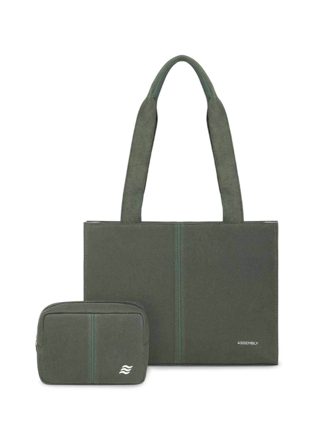 

Assembly Structured Tote Bag, Green
