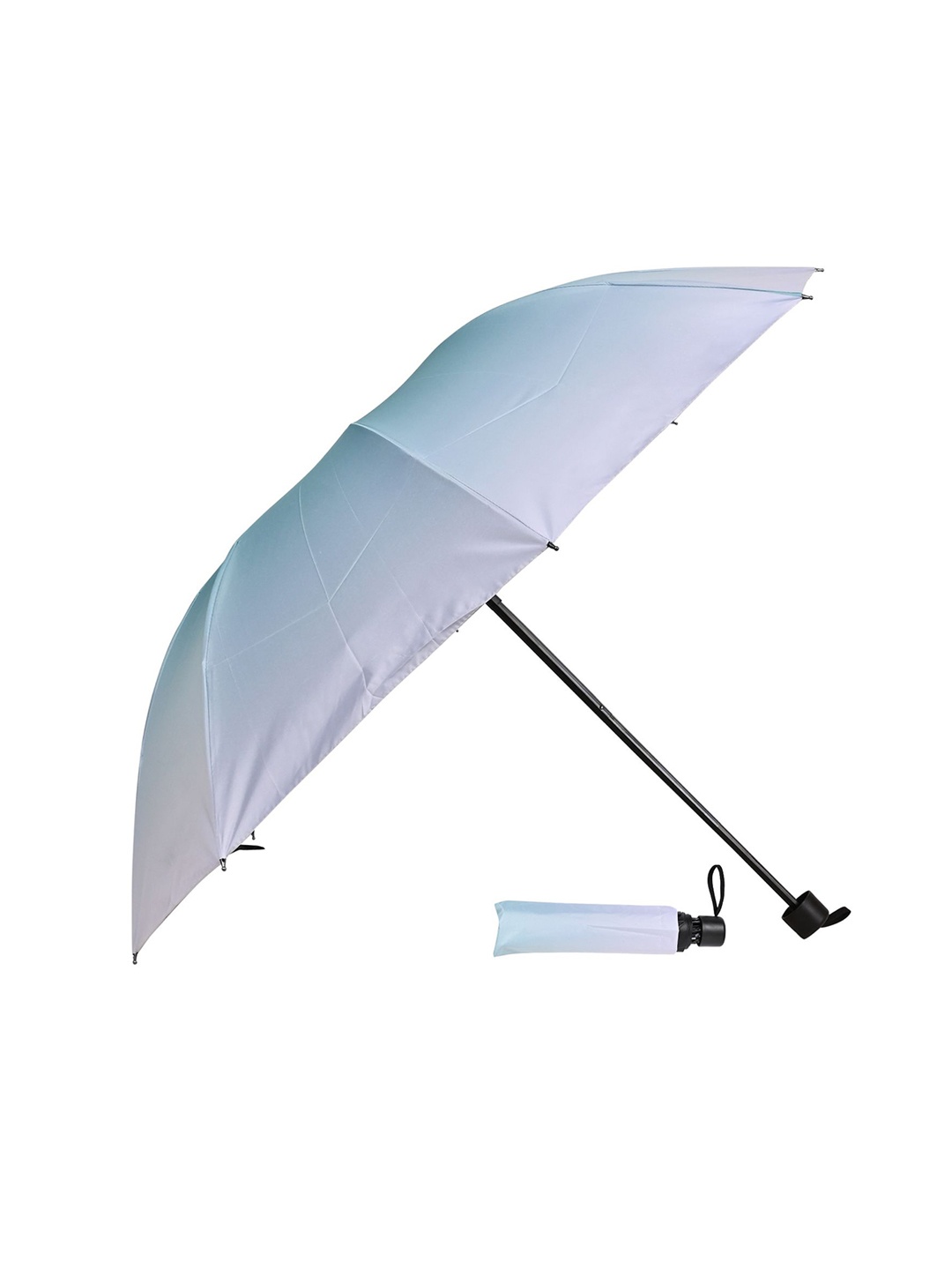 

LOOM LEGACY Manual 3 Fold Sun & UV Rays Protective Umbrellas, Green