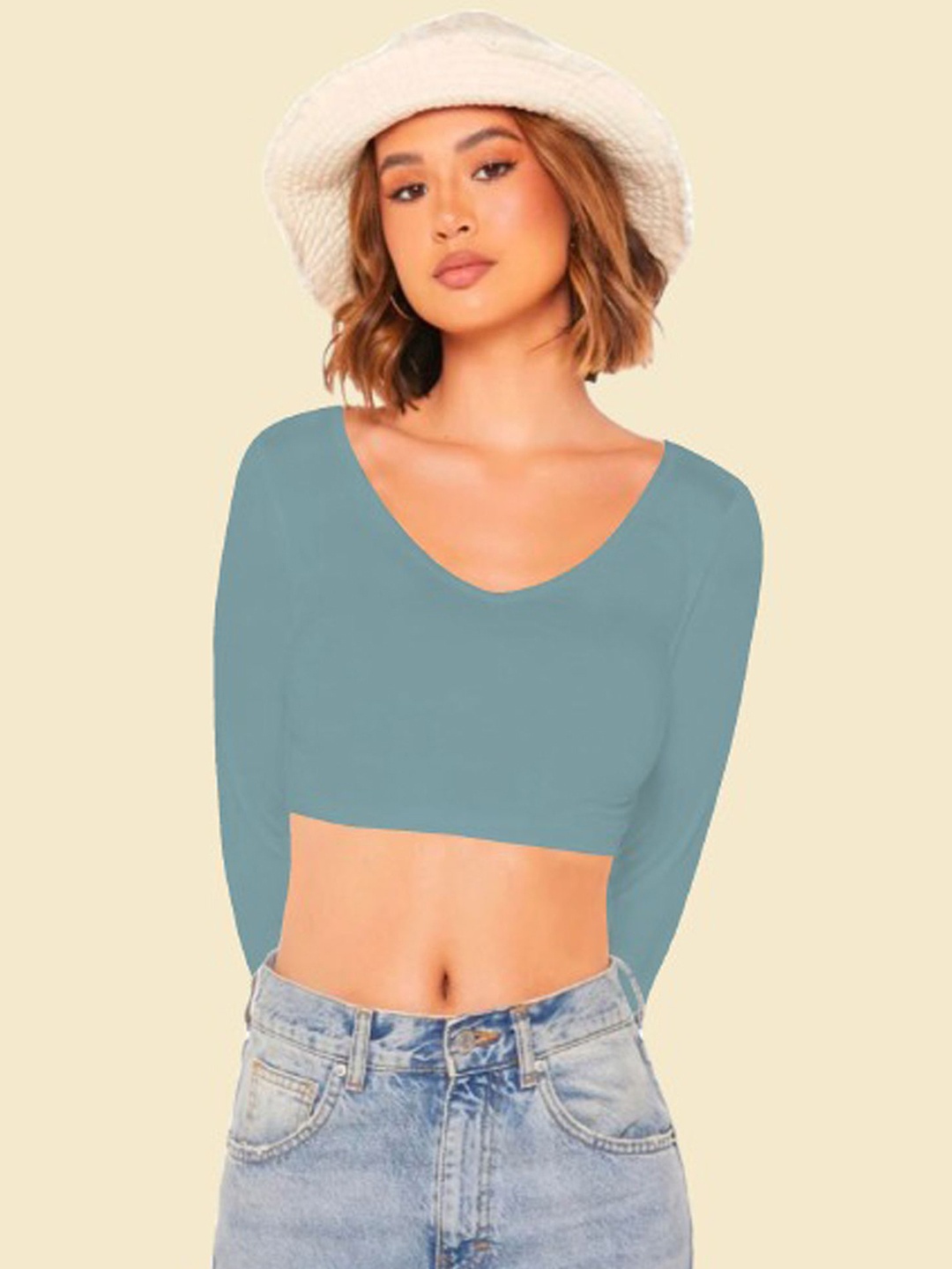 

Dream Beauty Fashion Crop Top, Teal