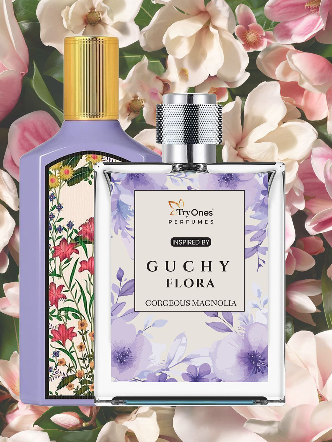

TRYONES Guccy Flora Fragrances Fresh & Luxury Perfume- 50 ml, Purple