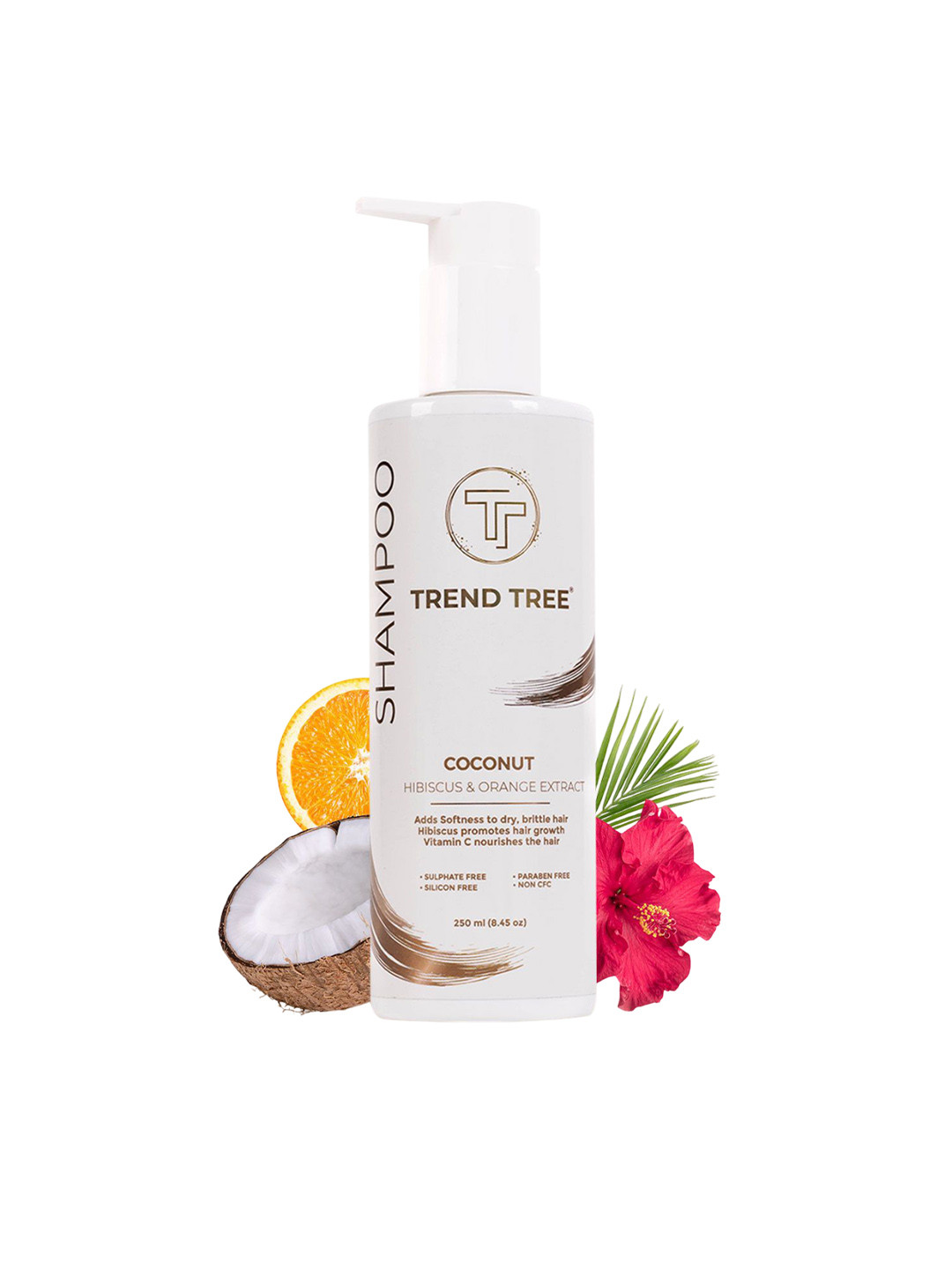 

TRENDTREE Coconut Shampoo With Almond Oil & Vitamin E - 250 ml, White