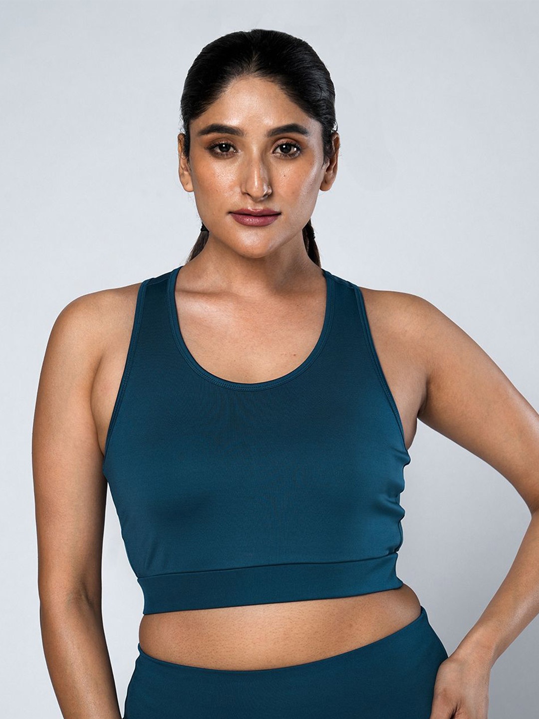 

UMILDO Typography Bra Half Coverage, Purple