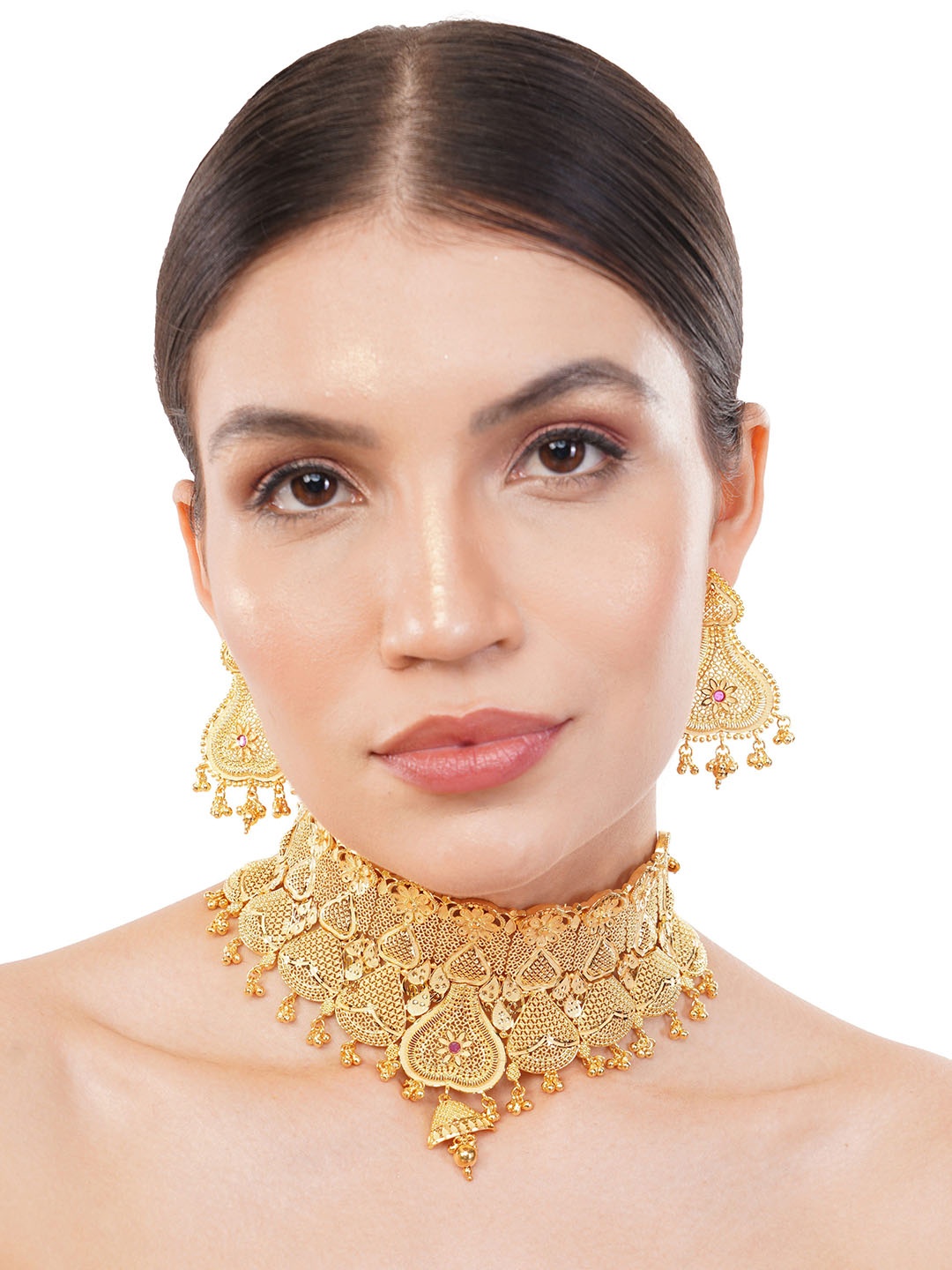 

Zhouse Gold-Plated Handmade Jewellery Set