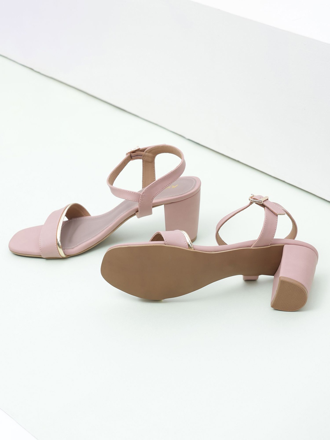 

KNEETOES Women Open Toe Flats with Bows, Pink