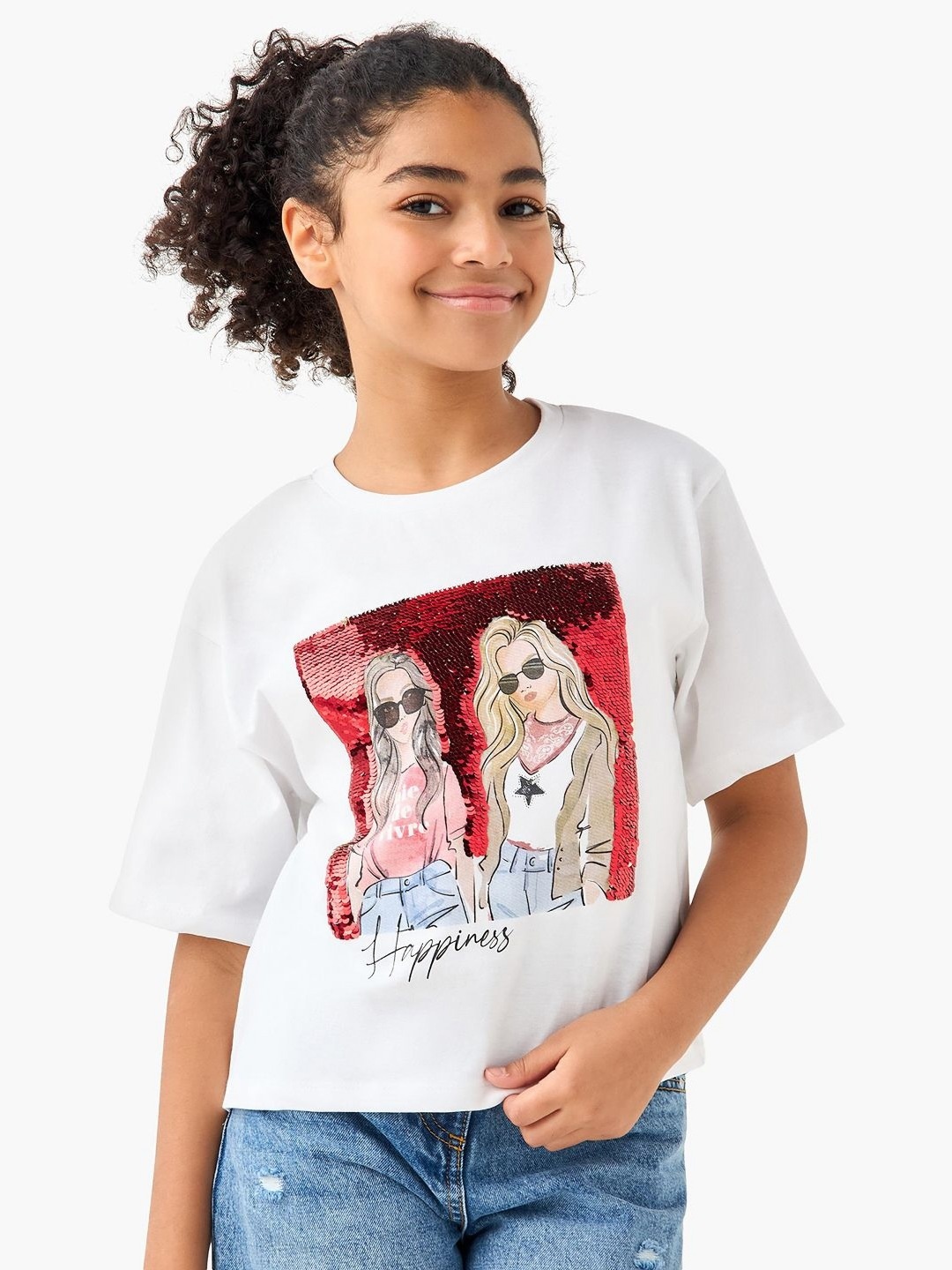 

Juniors by Babyshop Girls T-shirt, White