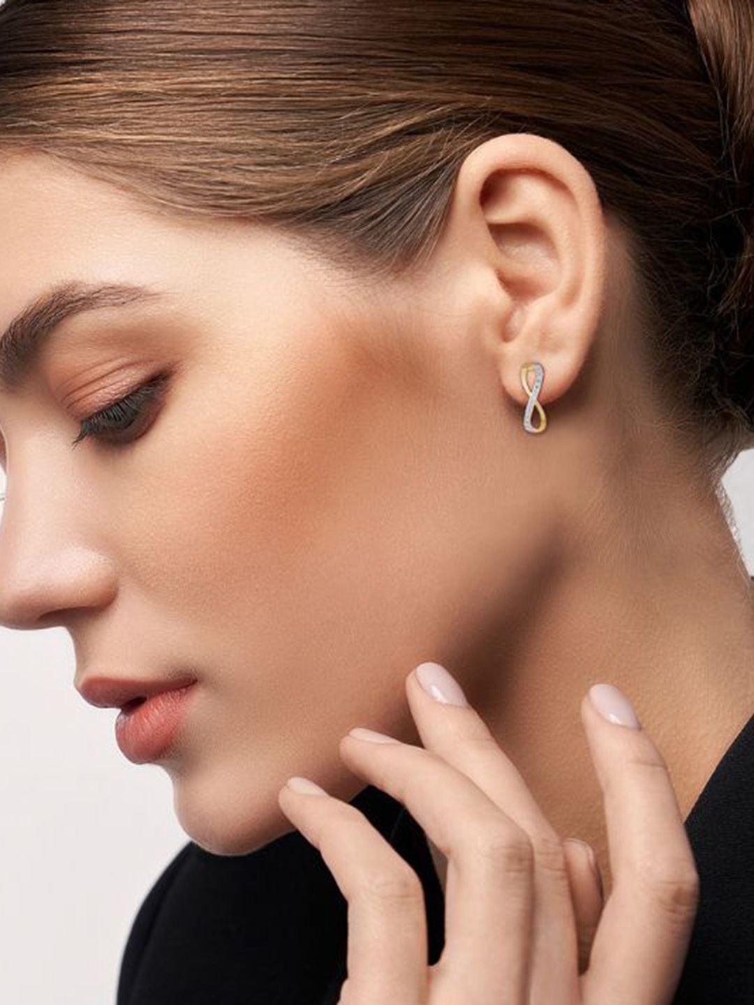 

Emori Infinity Lab Grown Diamond Earrings, Yellow