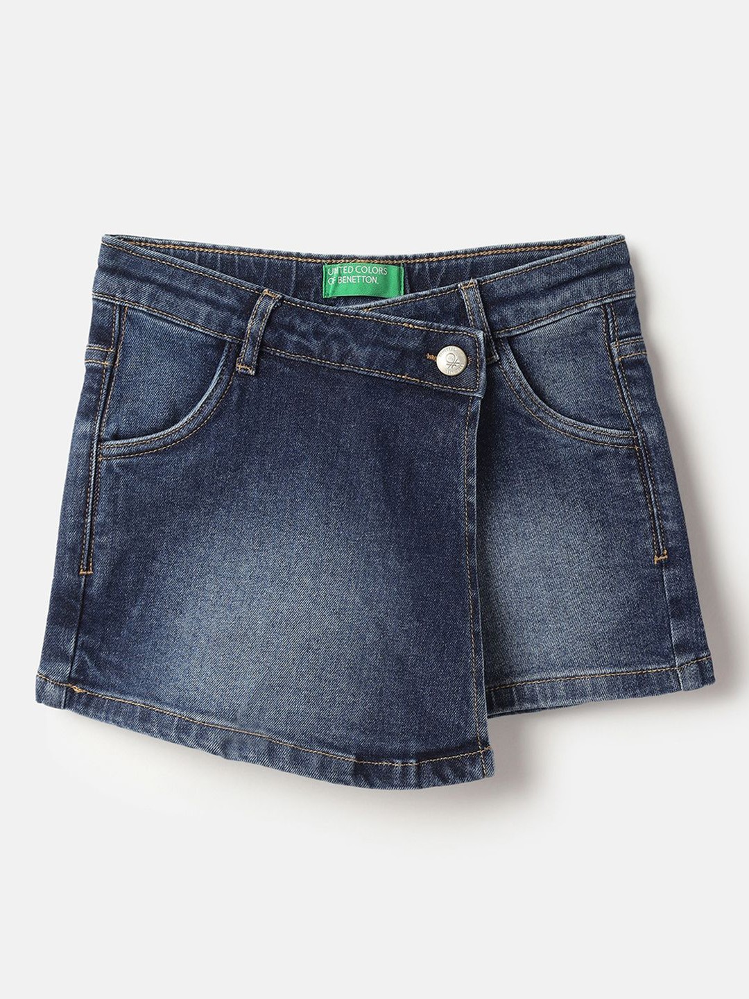 

United Colors of Benetton Girls Skorts Mini Skirt, Blue
