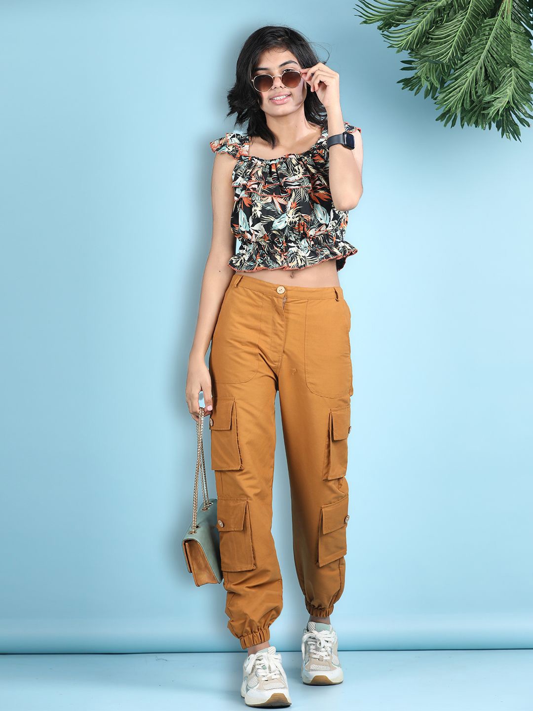 

Cutiekins Girls Printed Top With Trousers, Black