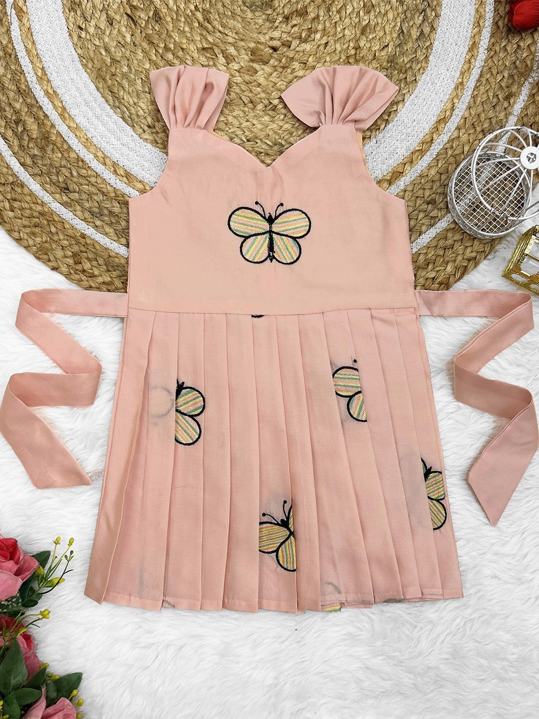 

FELIZ THE DESIGNER STUDIO Jacquard Dress, Pink