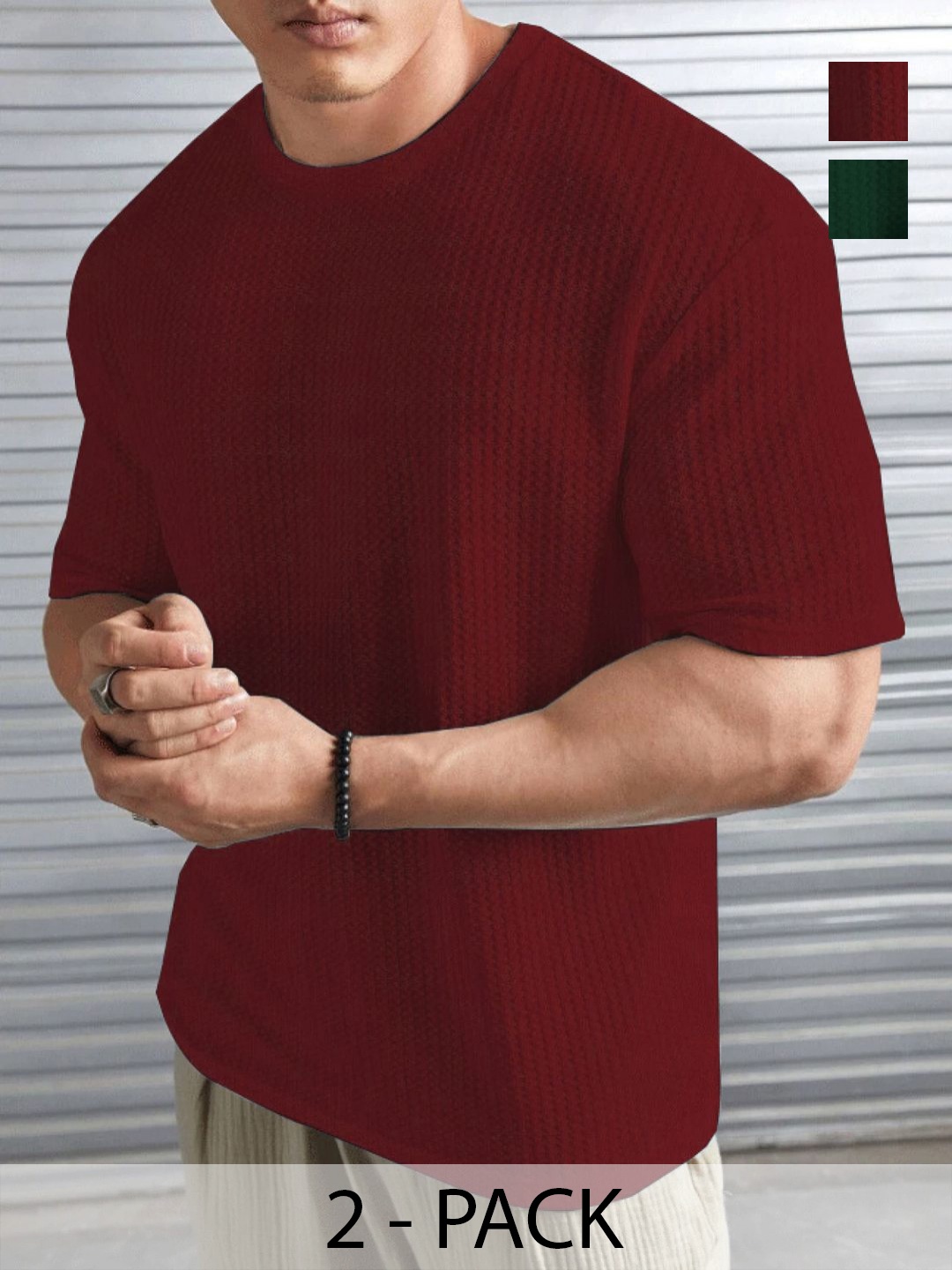 

MERRIMENT Men 2 T-shirt, Green
