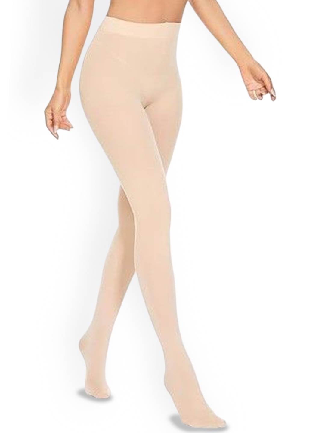 

DHRUV CREATION High-Rise Stockings, Cream