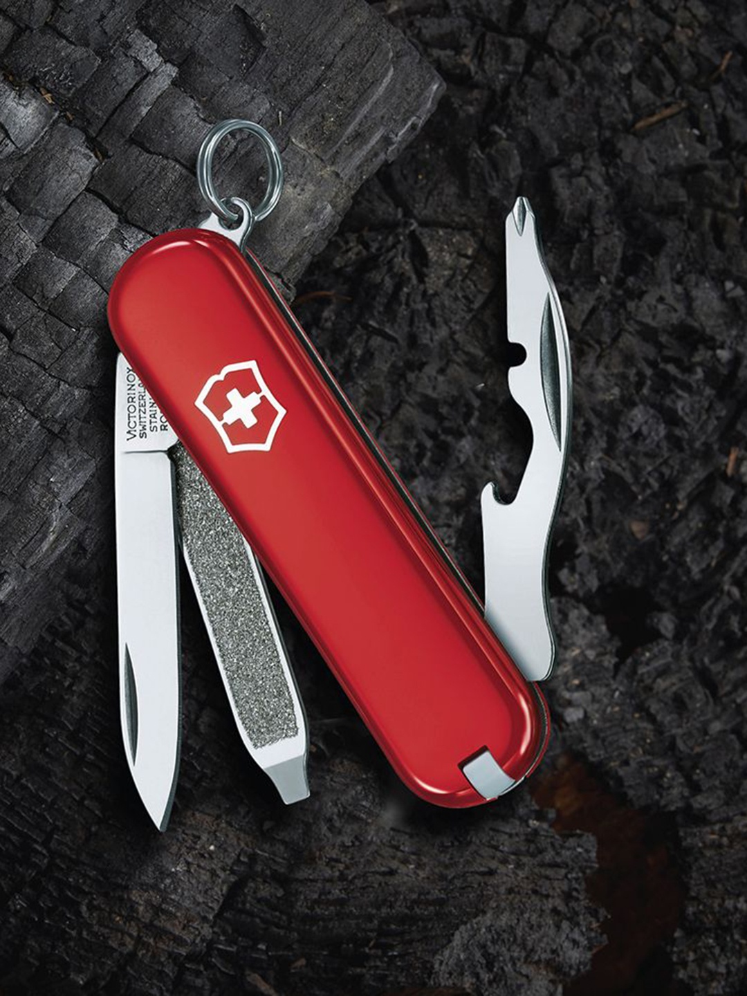 

Victorinox Foldable Swiss Knives Travel Accessory, Red