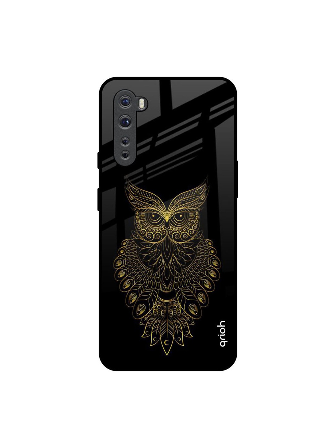

QRIOH Quirky Printed OnePlus Nord Back Case Mobile Accessories, Black