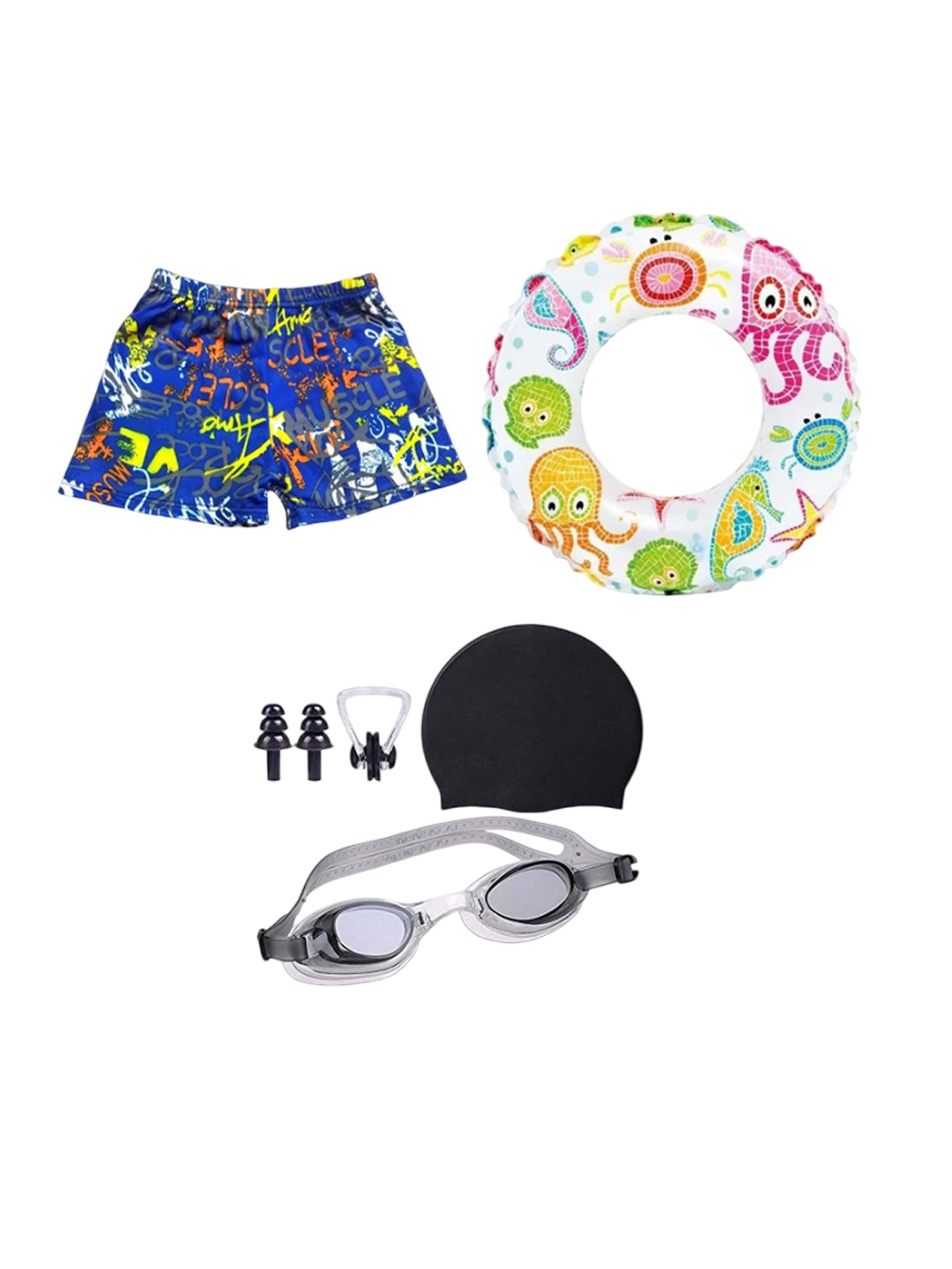 

ARROWMAX Swimming Goggles Combo Kit, Black
