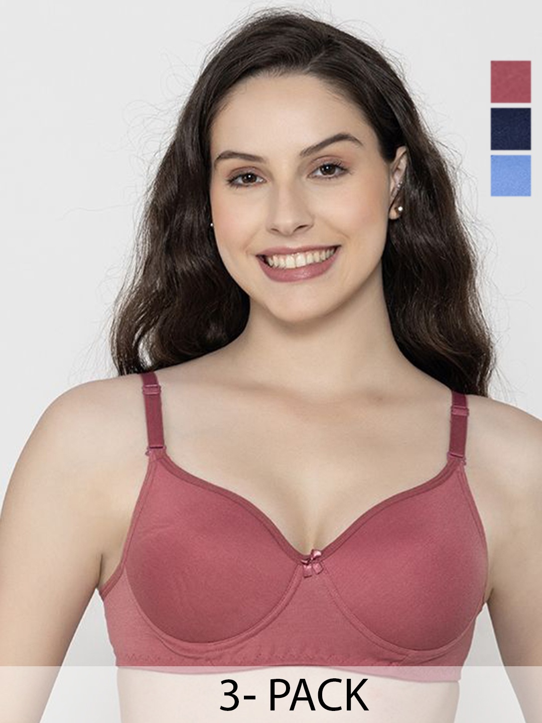 

Narsingha Dreams Bra Full Coverage Lightly Padded, Blue