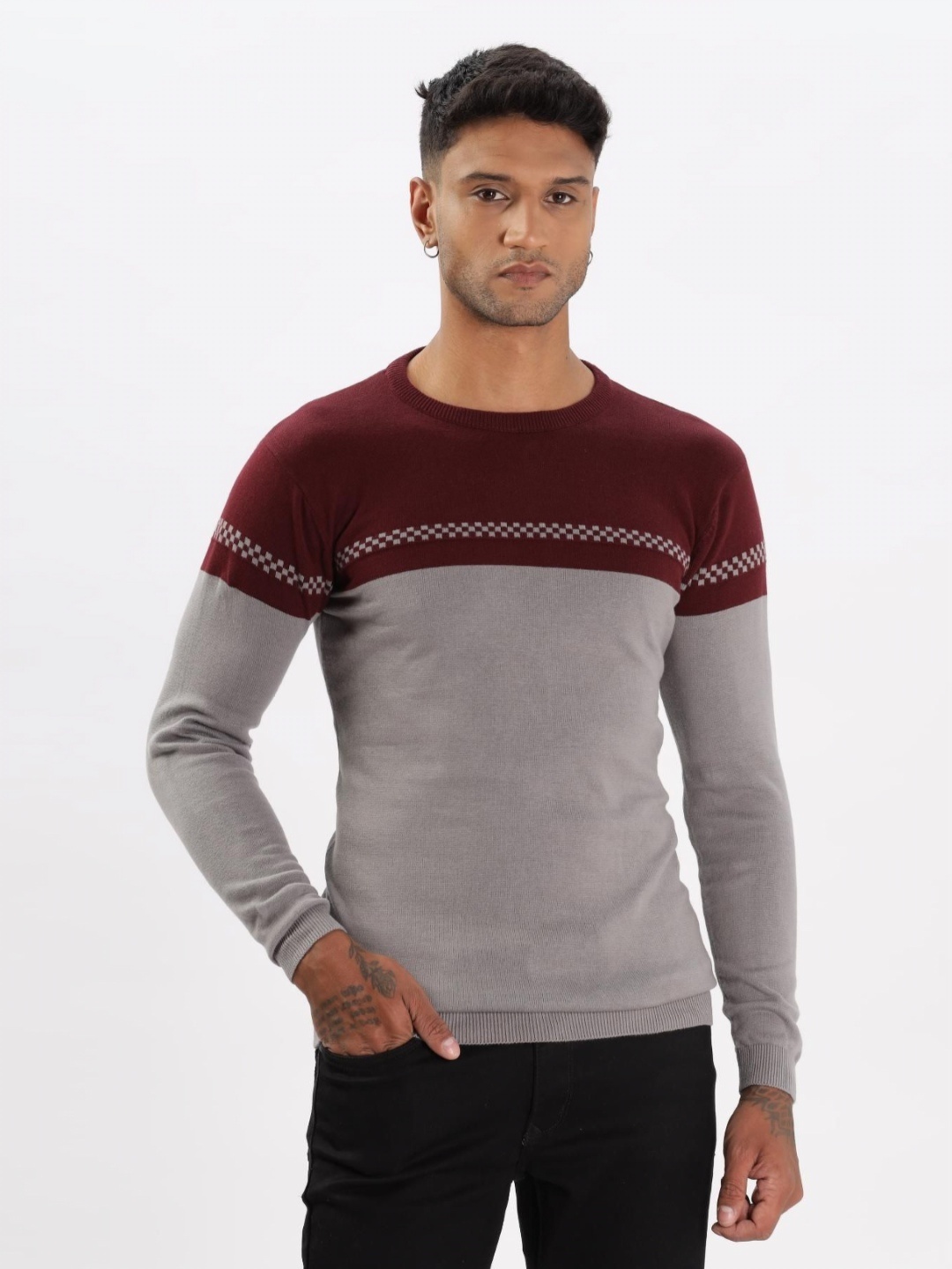 

COLOR HUNT Men T-shirt, Maroon