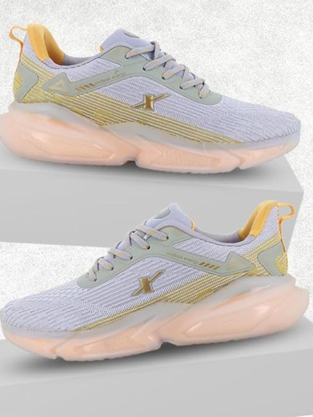 

Sparx Men Mesh Running Shoes, Grey