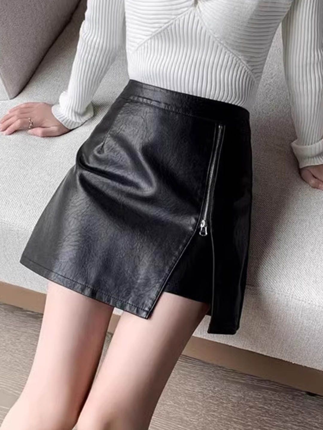 

StyleCast A-Line Flared Mini Skirt, Black
