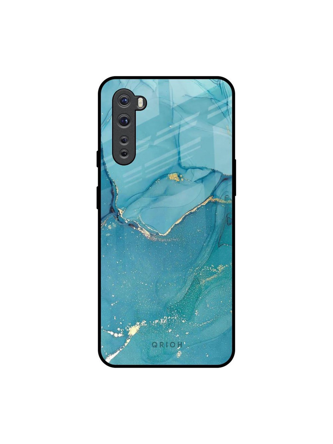 

QRIOH Abstract Printed OnePlus Nord Back Case Mobile Accessories, Blue