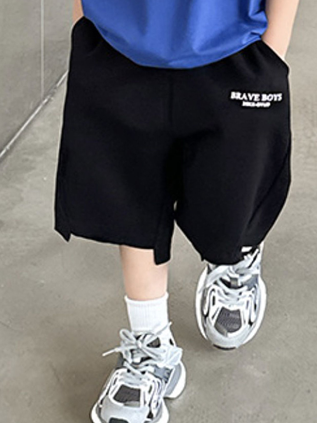 

LULU & SKY Boys Sports Shorts, Black