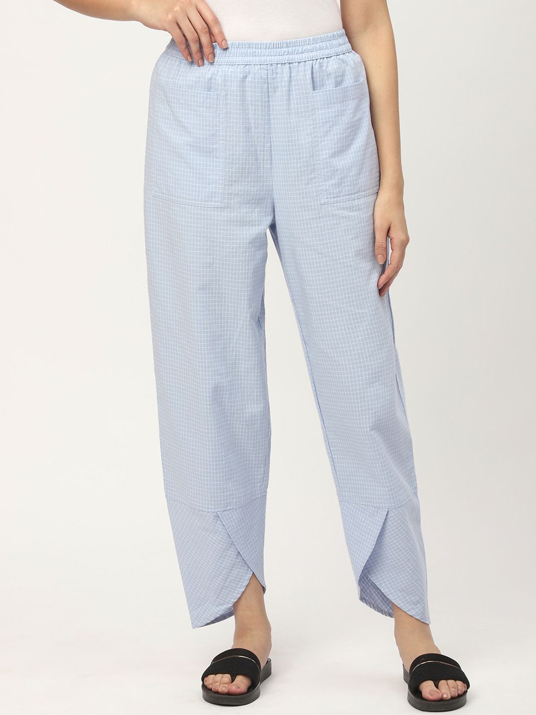 

Mystere Paris Relaxed-Fit Straight-Leg Lounge Pants, Blue