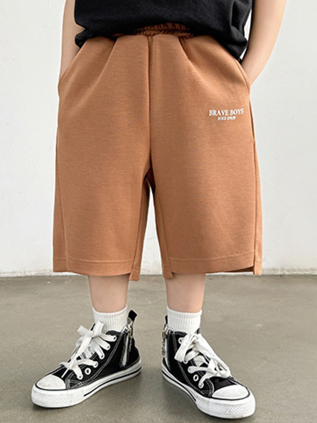 

LULU & SKY Boys Shorts, Brown