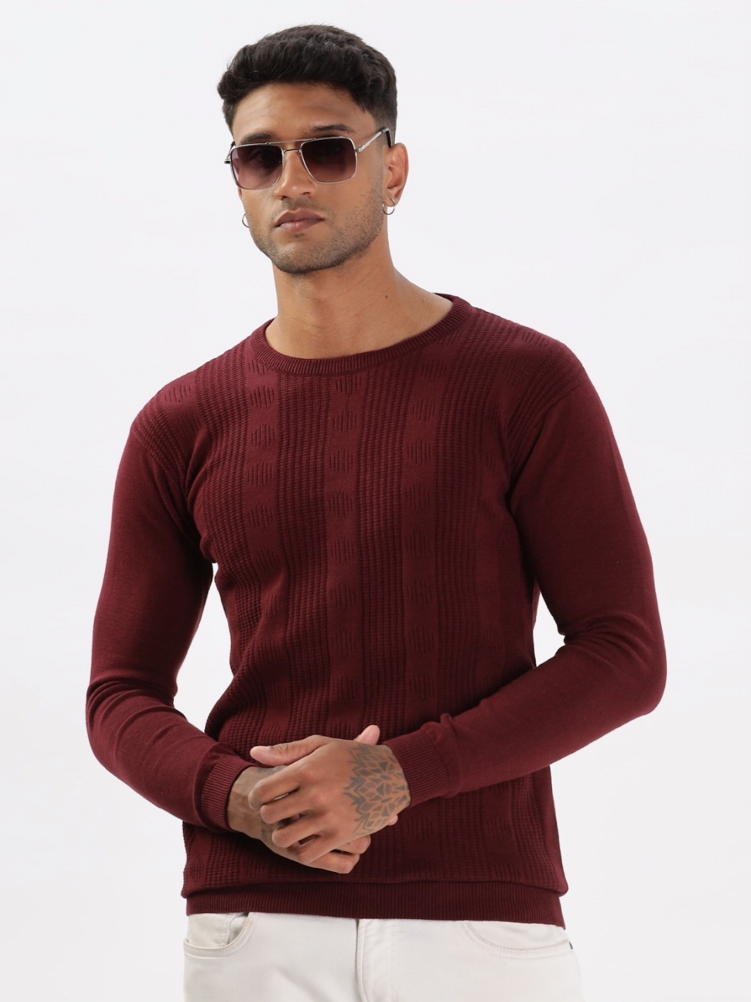 

COLOR HUNT Men T-shirt, Maroon