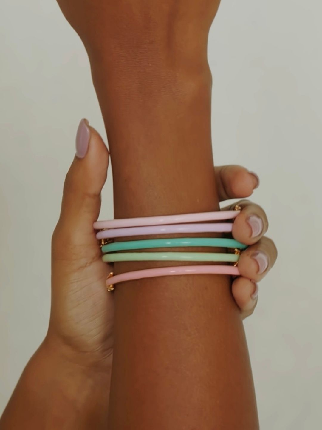 

House of Pehr Lavender & Green Bangle