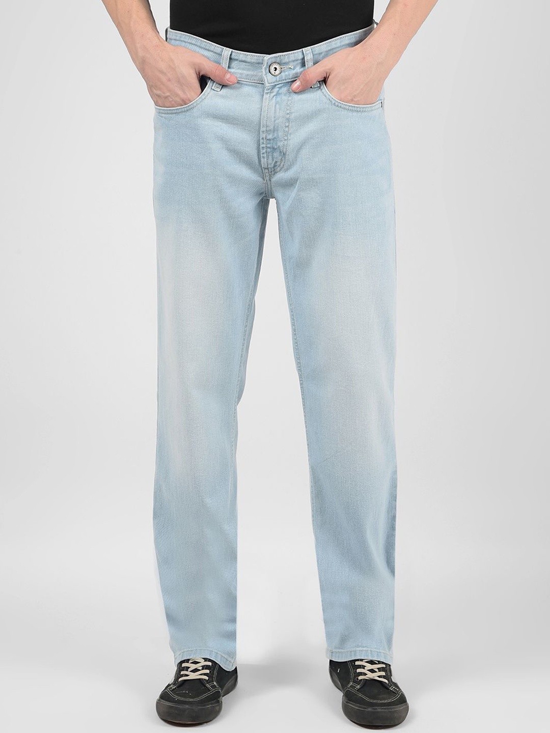 

Numero Uno Men Light Fade Stretchable Jeans, Blue