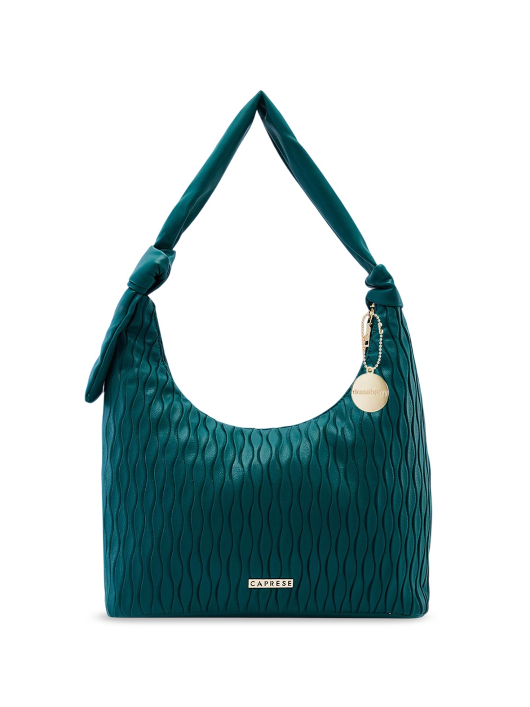

DressBerry X CAPRESE Structured Shoulder Bag with Tasselled, Green