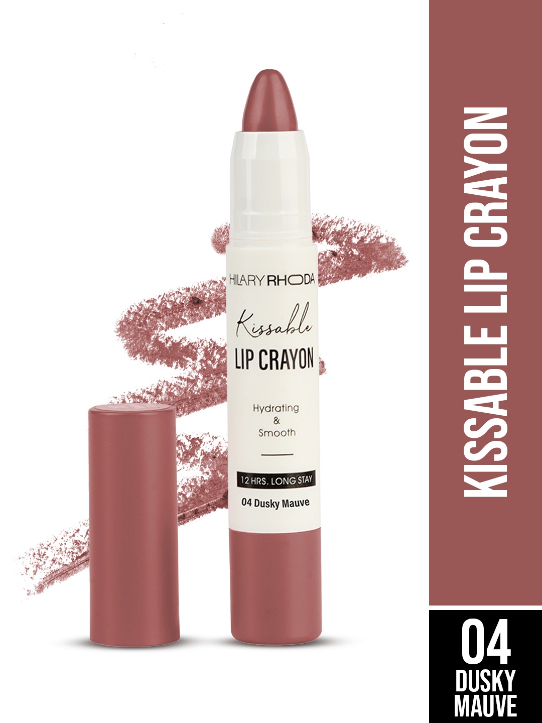 

Hilary Rhoda 12-Hour Stay Kissable Lip Crayon 3.5 g - Dusky Mauve 04