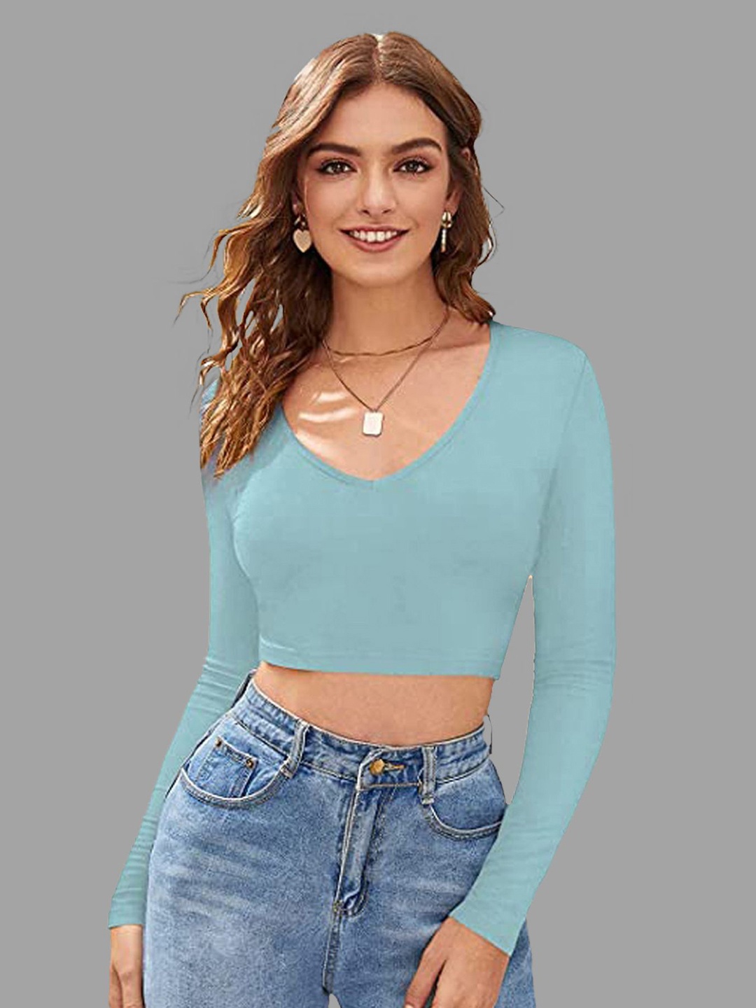 

Dream Beauty Fashion Crop Top, Teal
