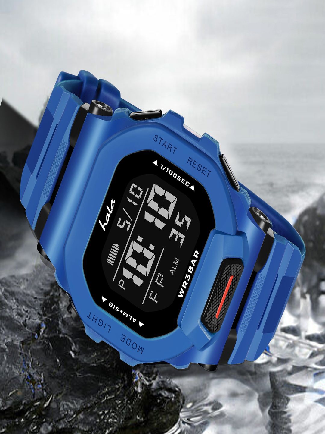 

Hala Men Dial & Straps Digital Multi Function Watch hala-1035-Blue