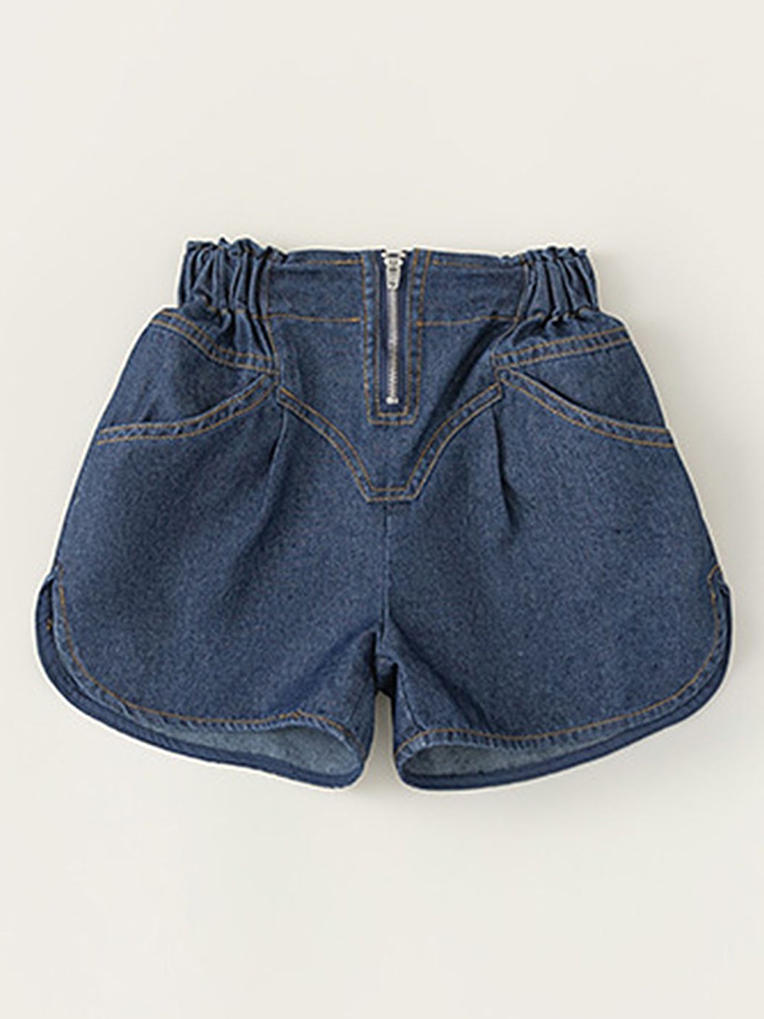 

LULU & SKY Boys High-Rise Denim Shorts, Blue