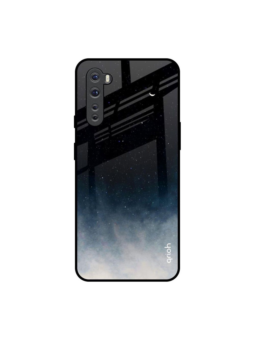 

QRIOH Black Aura Printed OnePlus Nord Back Case