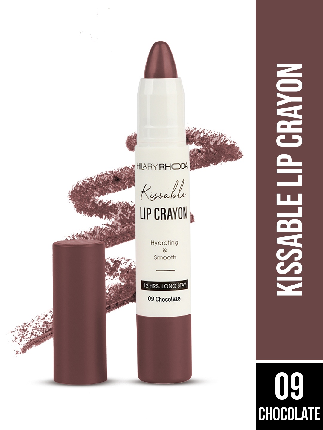 

Hilary Rhoda Pro Matte Non Transfer Highly Pigmented Lipstick - 2 g - Chocolate - 09, Brown